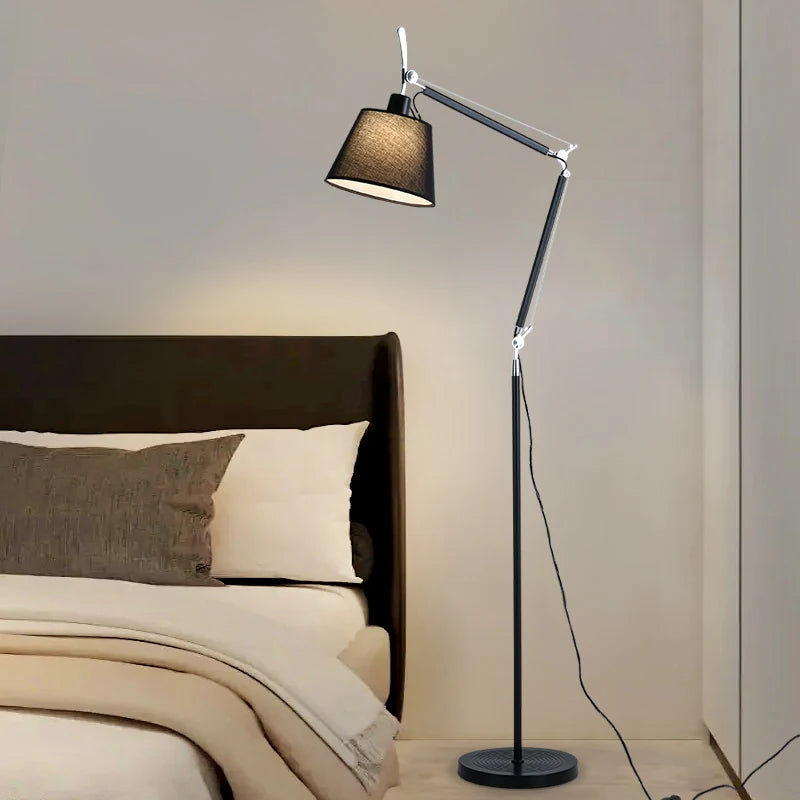 Luri Drum Swing Arm Floor Lamp | Celestre