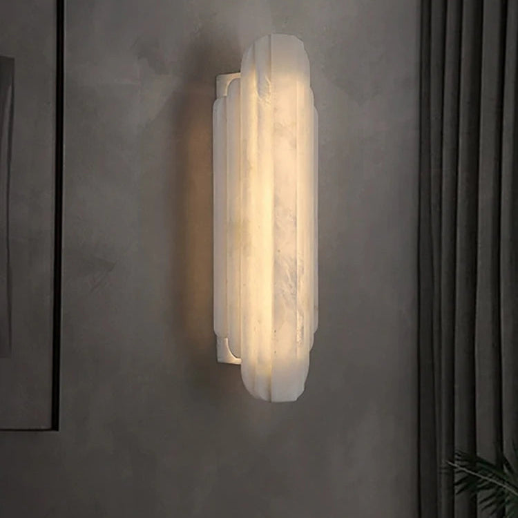 Luxi Alabaster Linear Backlit Wall Light H 50 cm | Celestre