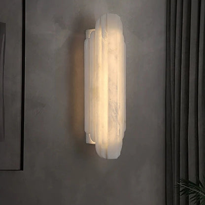 Luxi Alabaster Linear Backlit Wall Light H 50 cm | Celestre