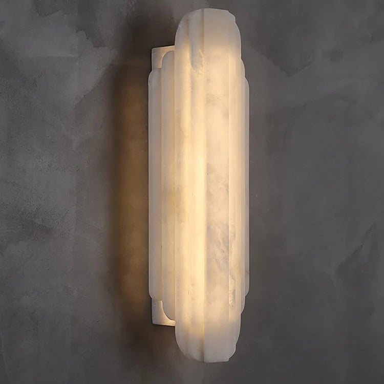 Luxi Alabaster Linear Backlit Wall Light | Celestre