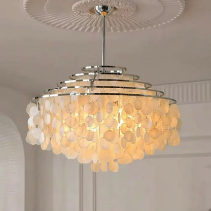 Evell Round Shell Chandelier | Celestre