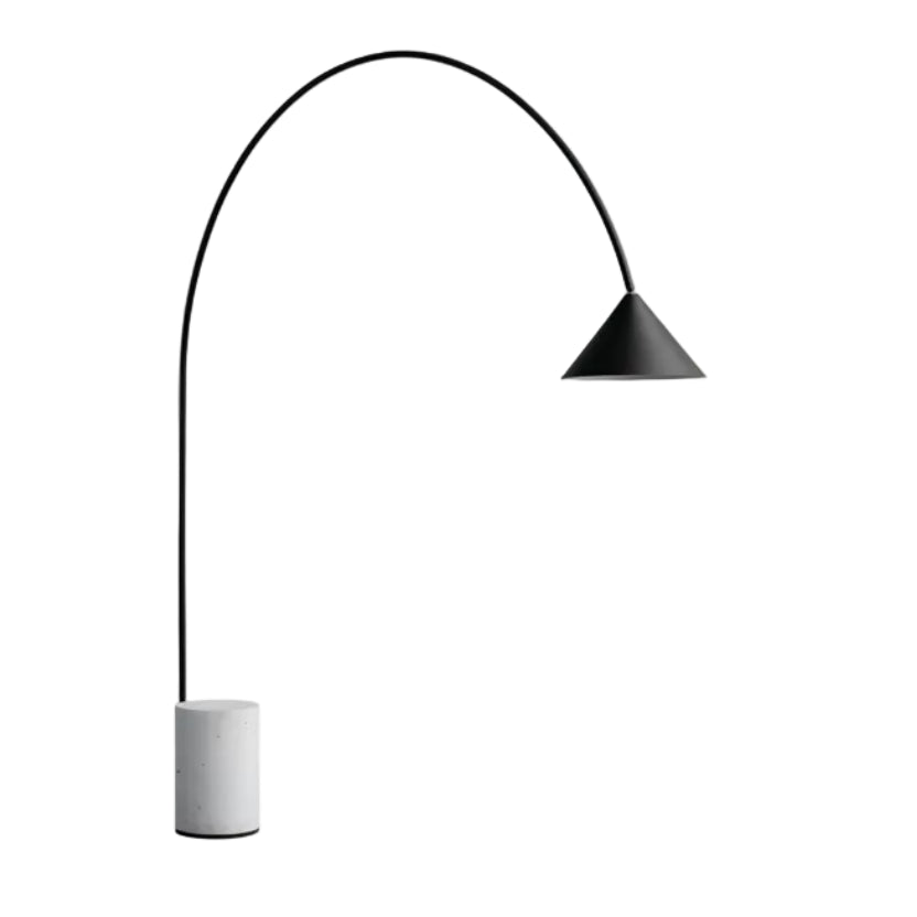 Fera Arched Plinth Floor Lamp | Celestre