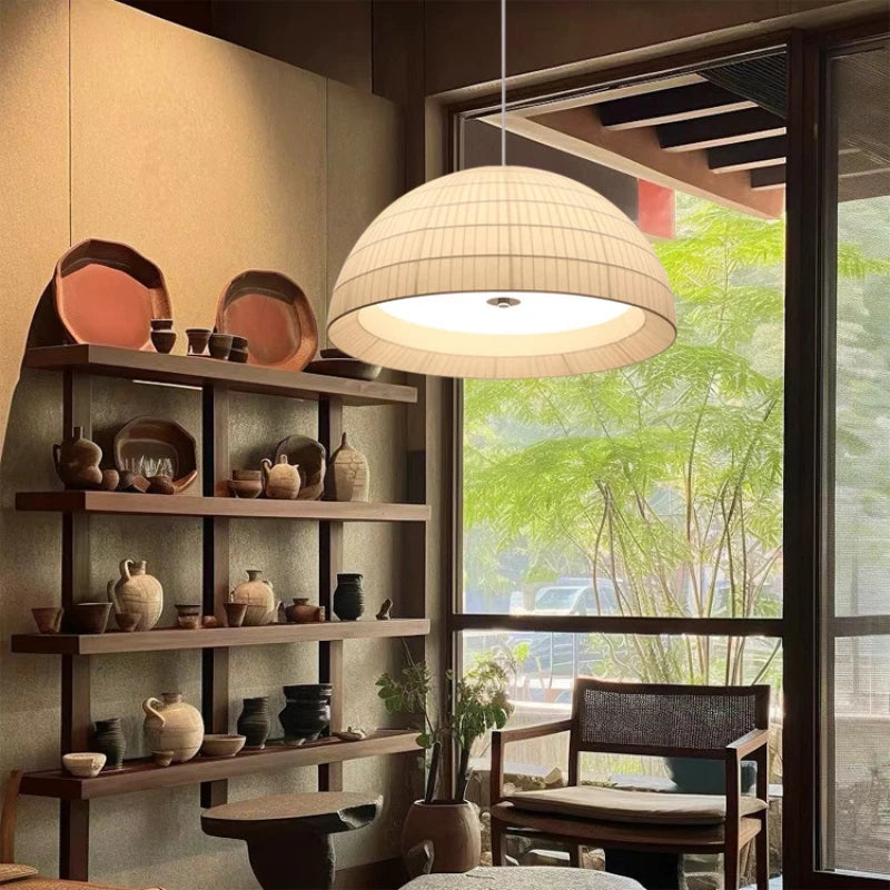 Fura Dome Fabric Pendant Light | Celestre