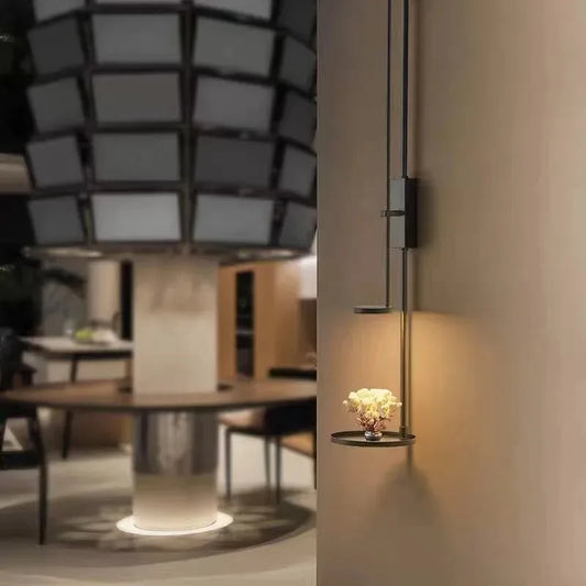 Biva Vertical Halo Shelf Wall Light | Celestre
