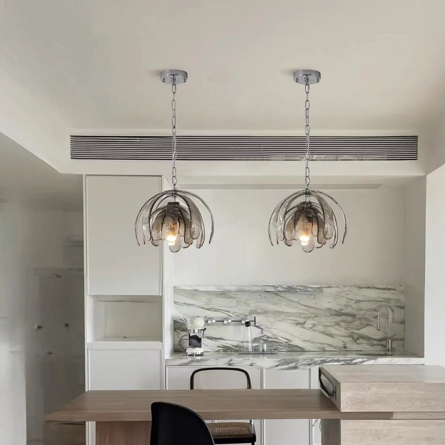 Fenla Floral Glass Pendant Light | Celestre