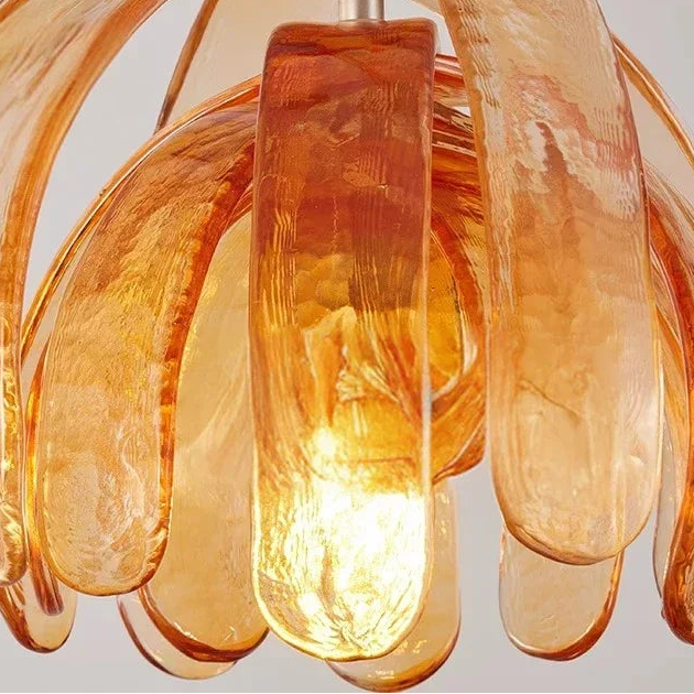 Fenla Floral Glass Pendant Light | Celestre