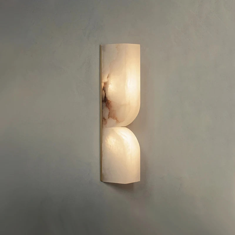 Merin Alabaster Sculptural Wall Light | Celestre