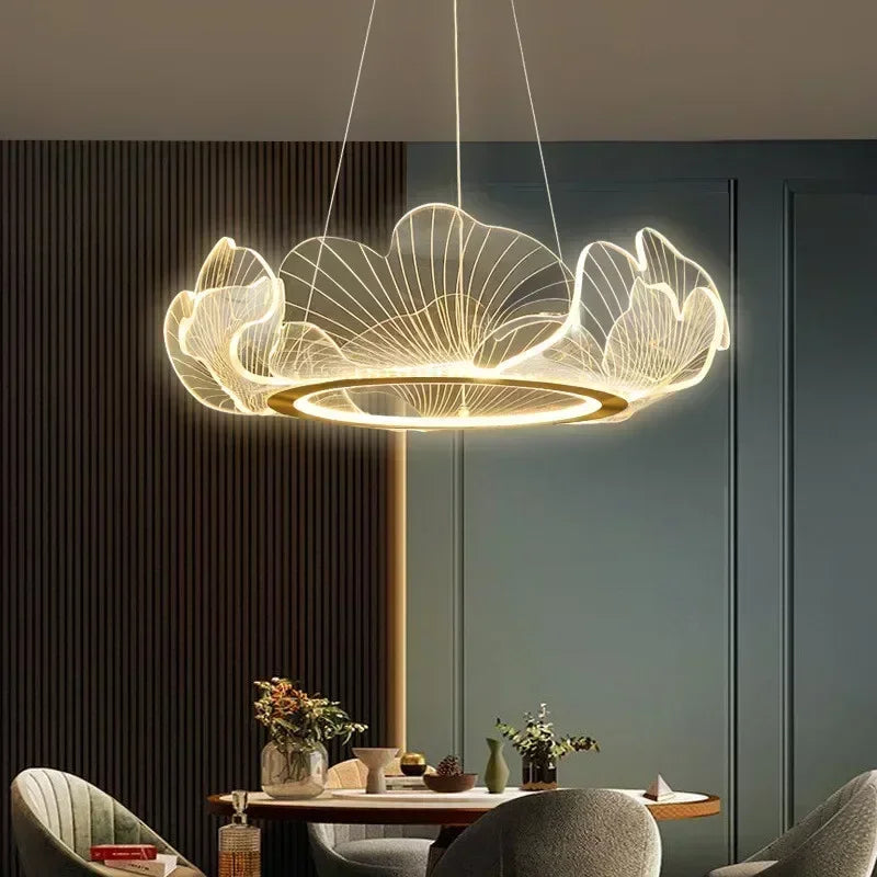 Cavo Ginkgo Leaf Round Chandelier D 82 cm | Celestre