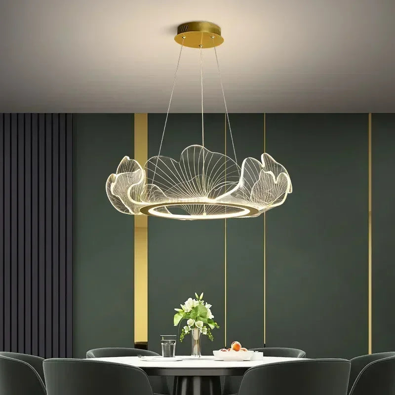Cavo Ginkgo Leaf Round Chandelier D 62 cm | Celestre