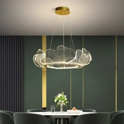 Cavo Ginkgo Leaf Round Chandelier D 62 cm | Celestre
