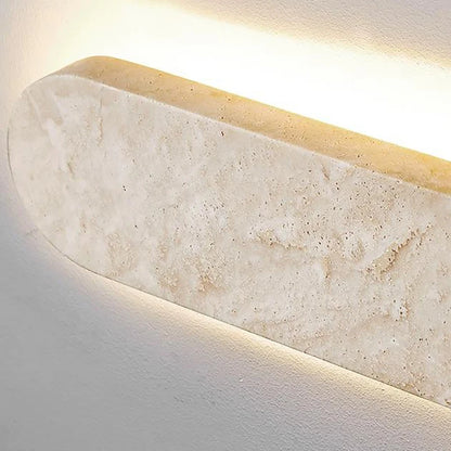 Mero Travertine Long Backlit Wall Light | Celestre