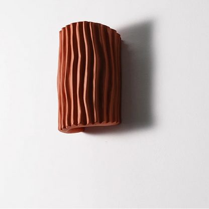 Kyra Fluted Wavy Bi Directional Wall Light | Celestre