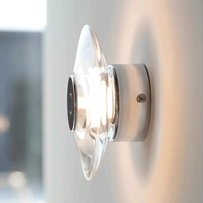 Tenzi Circular Clear Wall Light | Celestre