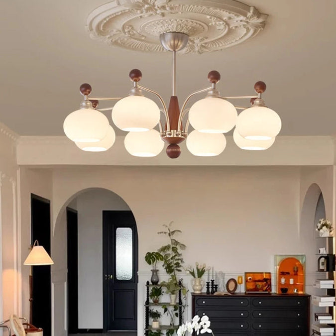 Enza Nordic Round Globe Chandelier D 90 cm | Celestre