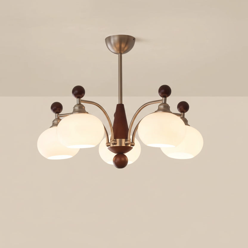 Enza Nordic Round Globe Chandelier D 70 cm | Celestre