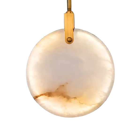 Lenzi Spanish Alabaster Disc Chandelier | Celestre