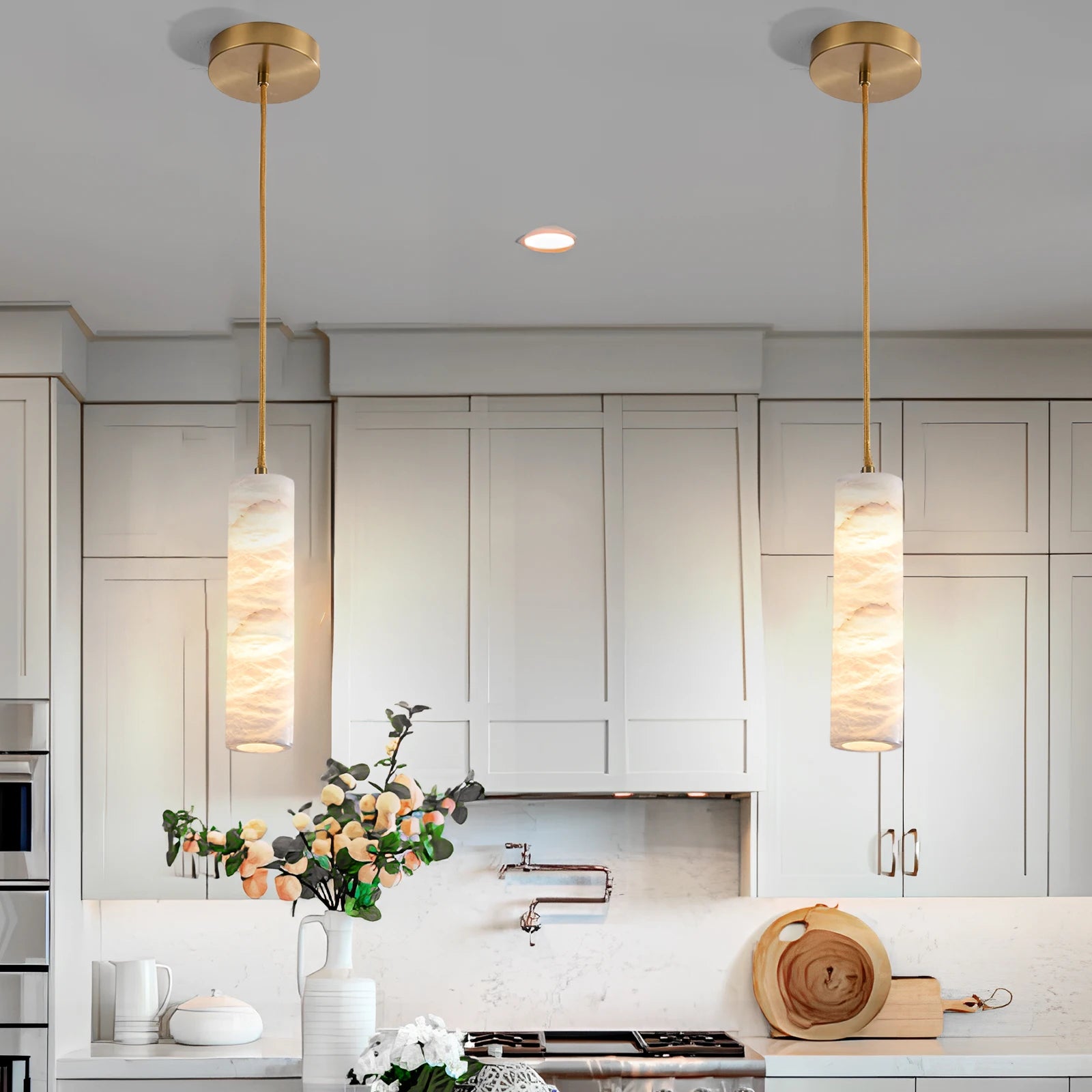Vorla Spanish Alabaster Pendant Light | Celestre