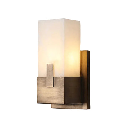 Leco Rectangular Alabaster Wall Light | Celestre