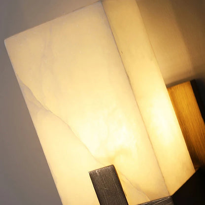 Leco Rectangular Alabaster Wall Light | Celestre