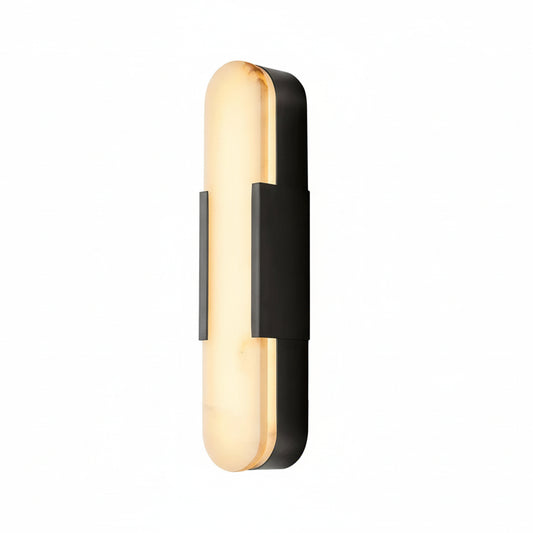Liro Alabaster Pill Shaped Wall Light | Celestre