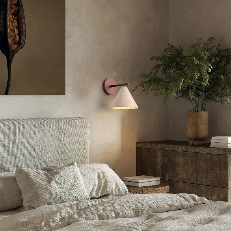 Elsin Classical Travertine Wall Light | Celestre