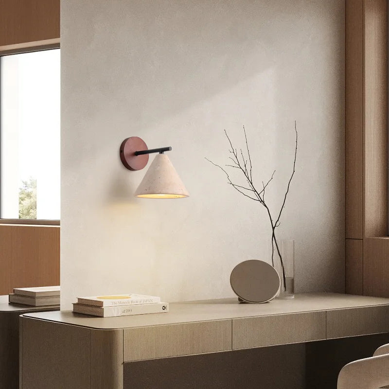 Elsin Classical Travertine Wall Light | Celestre