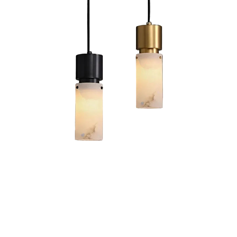 Nexa Marble Cylinder Pendant Light | Celestre