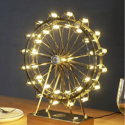 Tena Rotatable Ferris Wheel Table Lamp | Celestre