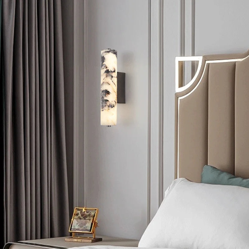 Aline Marble Long Wall Light | Celestre