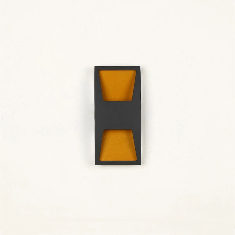 Dinu Quad Directional Outdoor Wall Light Black-Gold | Celestre