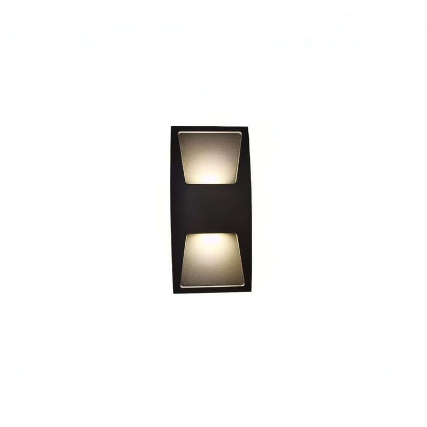 Dinu Quad Directional Outdoor Wall Light Black | Celestre