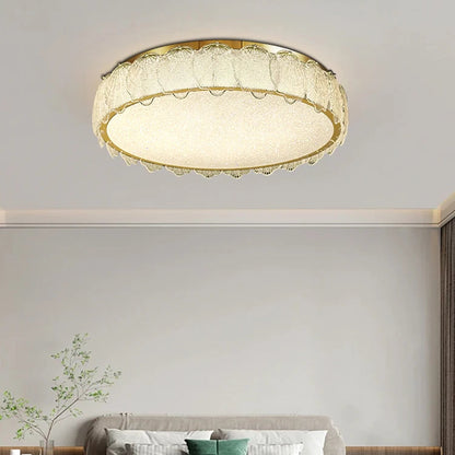 Trom Crystal Round Shell Ceiling Light D 60 cm | Celestre