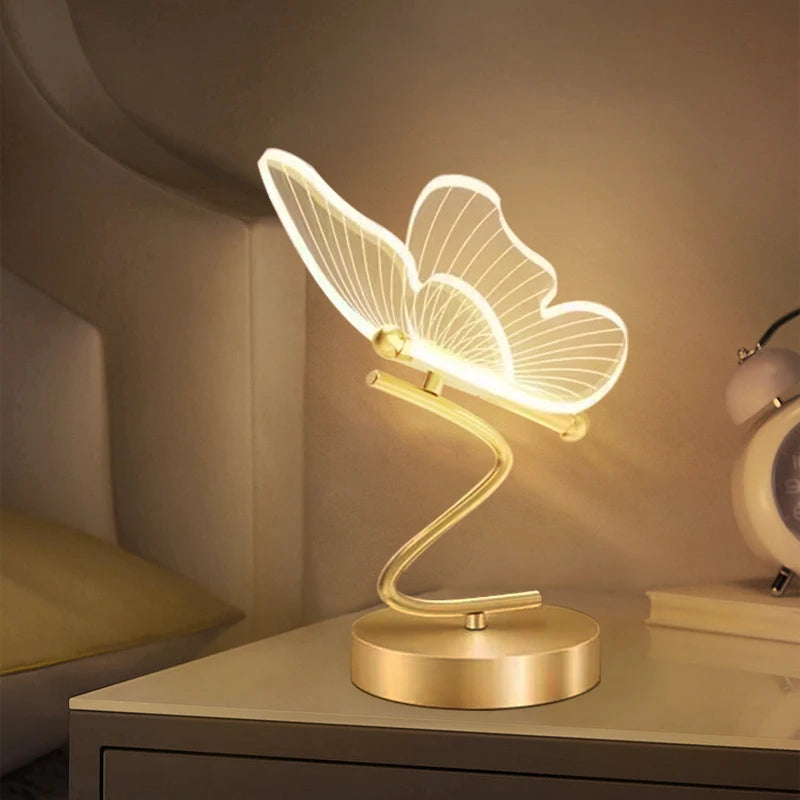 Delra Nordic Butterfly Table Lamp | Celestre