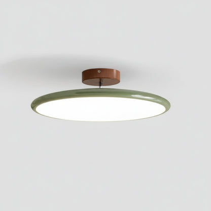 Eria Disk Round Ceiling Light Green | Celestre