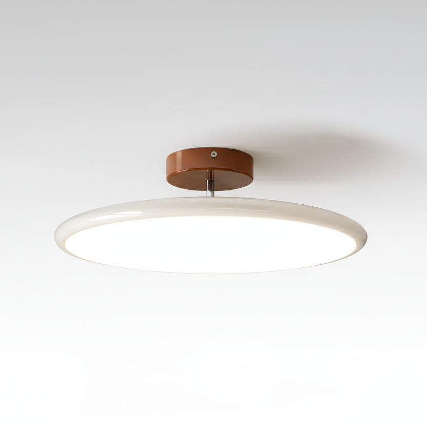 Eria Disk Round Ceiling Light White | Celestre