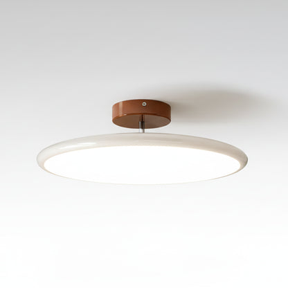 Eria Disk Round Ceiling Light White | Celestre