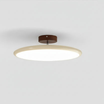 Eria Disk Round Ceiling Light Beige | Celestre