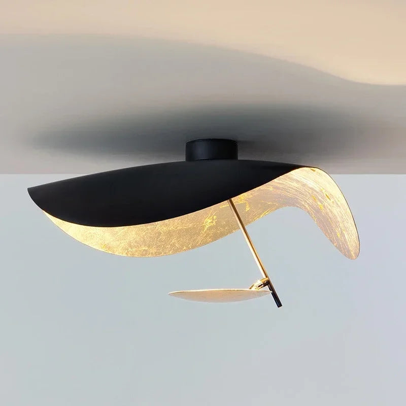 Rumi Slouch Hat Ceiling Light Black D 60 cm | Celestre