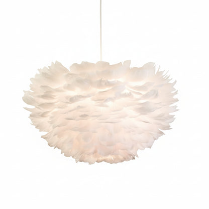 Zere Feather Round Pendant Light | Celestre