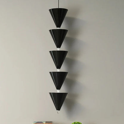 Lyri Multilayer Tiered Cone Pendant Light | Celestre