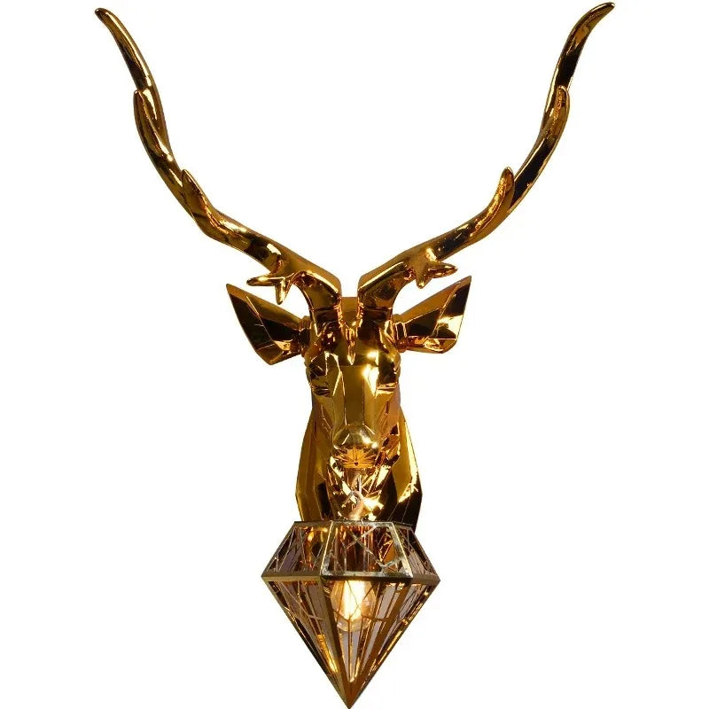 Meri Stag Head Wall Light | Celestre