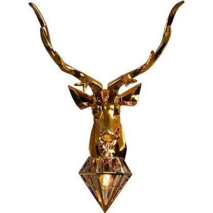 Meri Stag Head Wall Light | Celestre