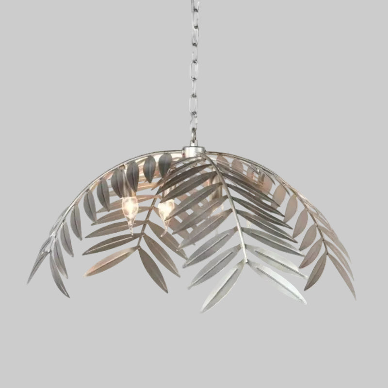 Cleo Palm Leaf Pendant Light Silver D 70 cm | Celestre