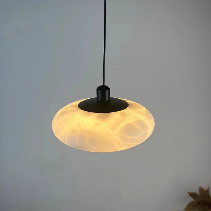Zlix Alabaster Egg Pendant Light | Celestre