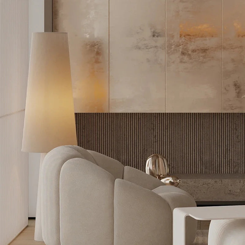 Sivor Wabi Sabi Fabric Floor Lamp | Celestre