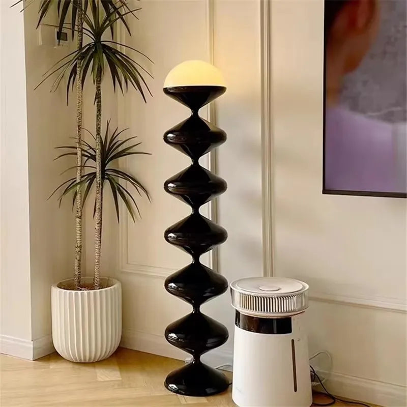 Savia Candy Floor Lamp Black Tri Colour | Celestre