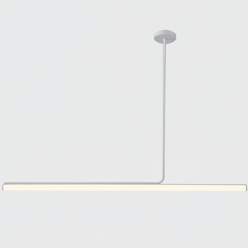 Kero Asymmetrical T Bar Pendant Light White L 80 cm | Celestre