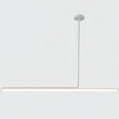 Kero Asymmetrical T Bar Pendant Light White L 80 cm | Celestre
