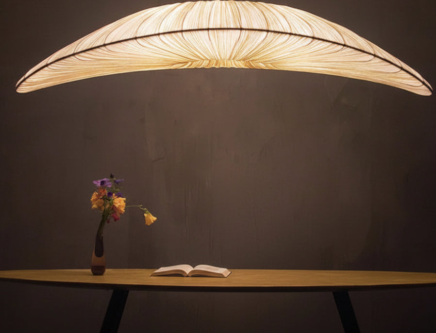 Yira Fabric Floating Boat Chandelier | Celestre