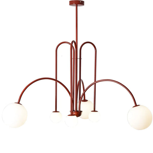 Niva Nordic Swoop-Arm Chandelier | Celestre